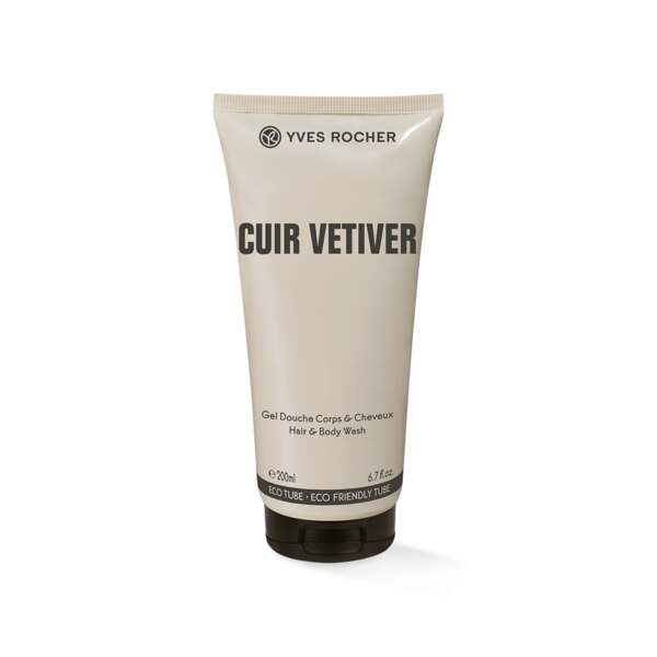 Yves Rocher Duschgel & Haarshampoo – Cuir Vetiver – Dusch-Shampoo