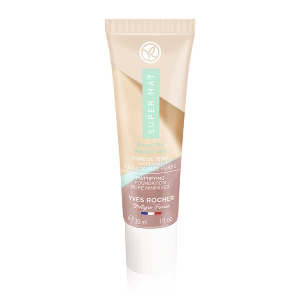 Yves Rocher – SUPER MAT Foundation Matt & Porenverfeinernd beige Yves Rocher – SUPER MAT Foundation Matt & Porenverfeinernd beige